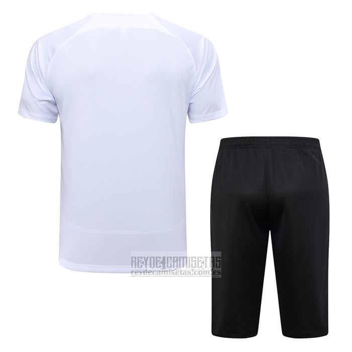 Chandal del Corinthians Manga Corta 2023-2024 Blanco - Pantalon Corto